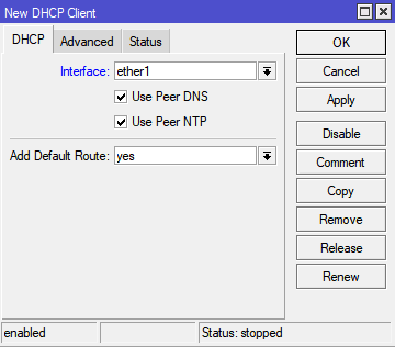 DHCP Client